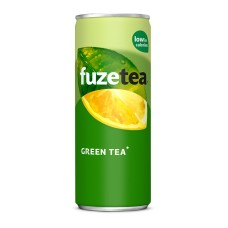 Fuze Tea Green Ice  Tea Blikjes 33cl Tray 24 Stuks